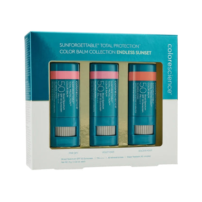 Sunforgettable Total Protection Paquete 3 Color Balms Colorescience