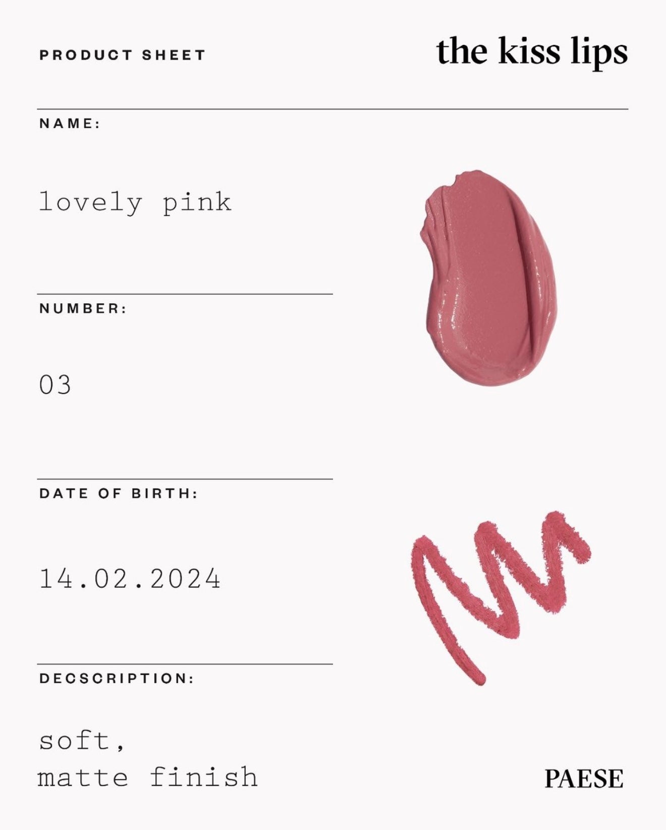 THE KISS LIPS DUO LABIAL + DELINEADOR