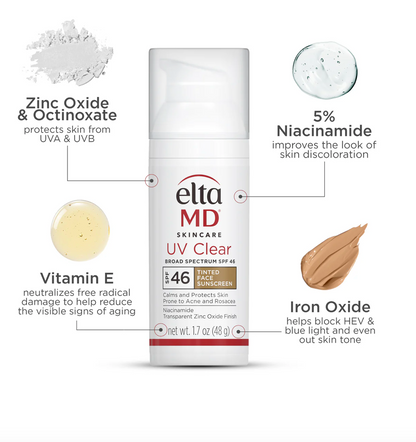 Elta Md Uv Clear 46 Spf Tinted