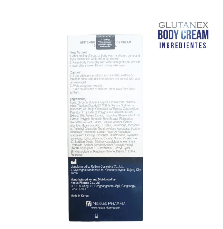 Glutanex In-Shower Body Cream