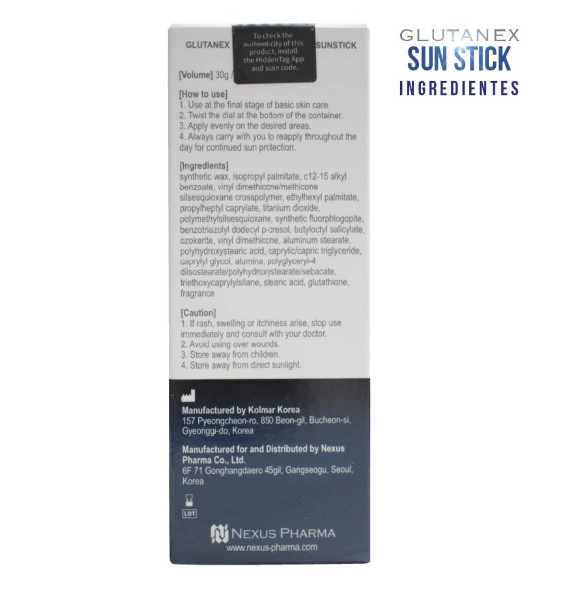 GLUTANEX Sun Stick Spf50