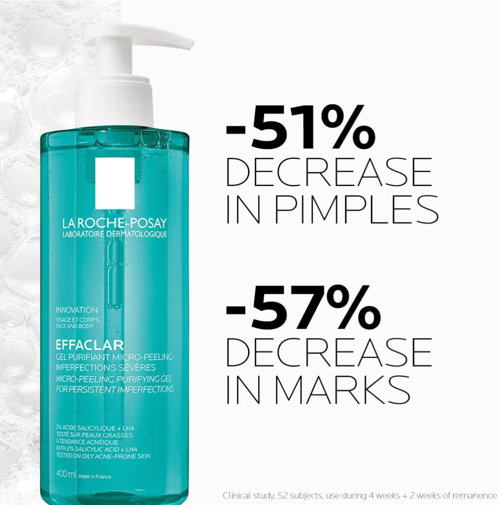 Effaclar Gel Purificante Micro Exfoliante La Roche Posay