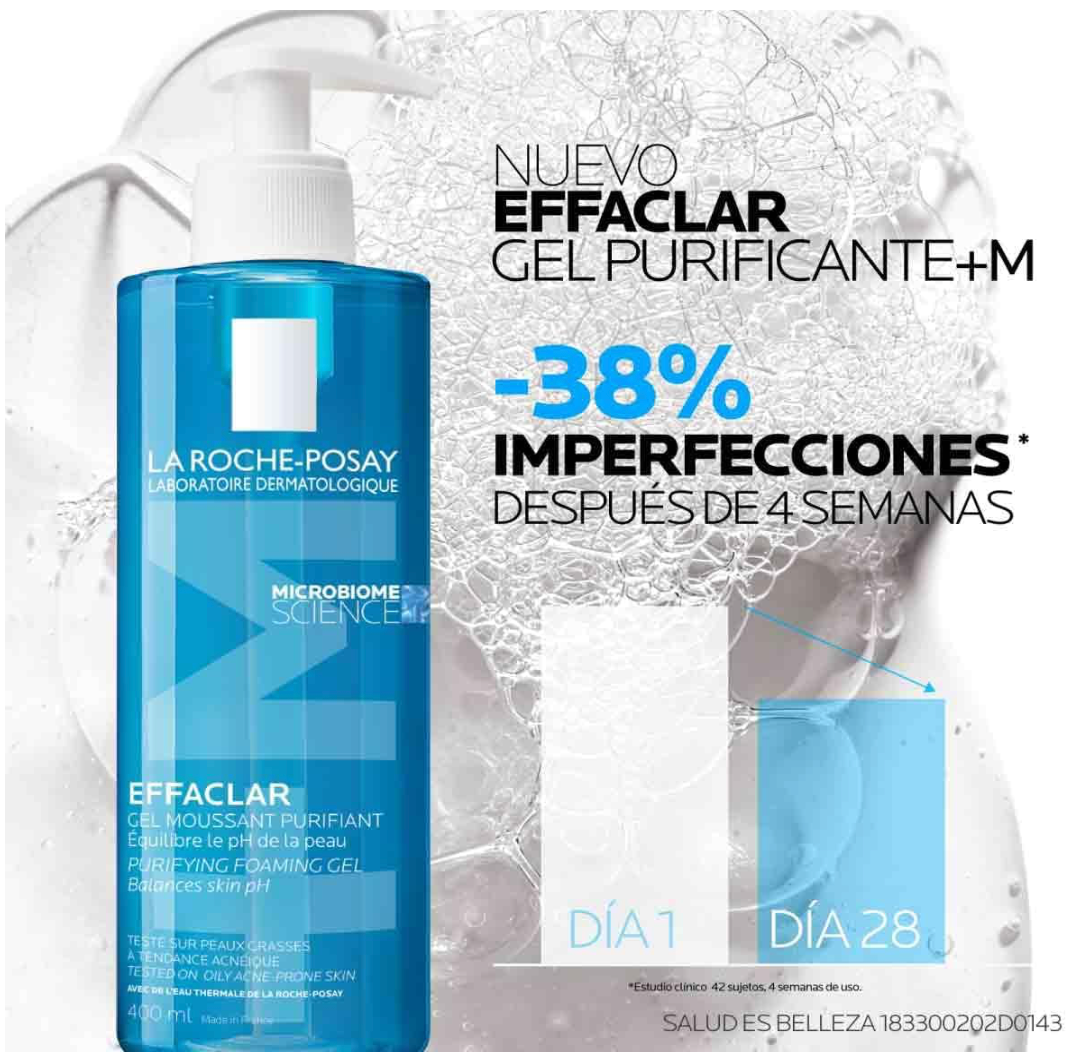 Effaclar Gel limpiador Purificante La Roche Posay