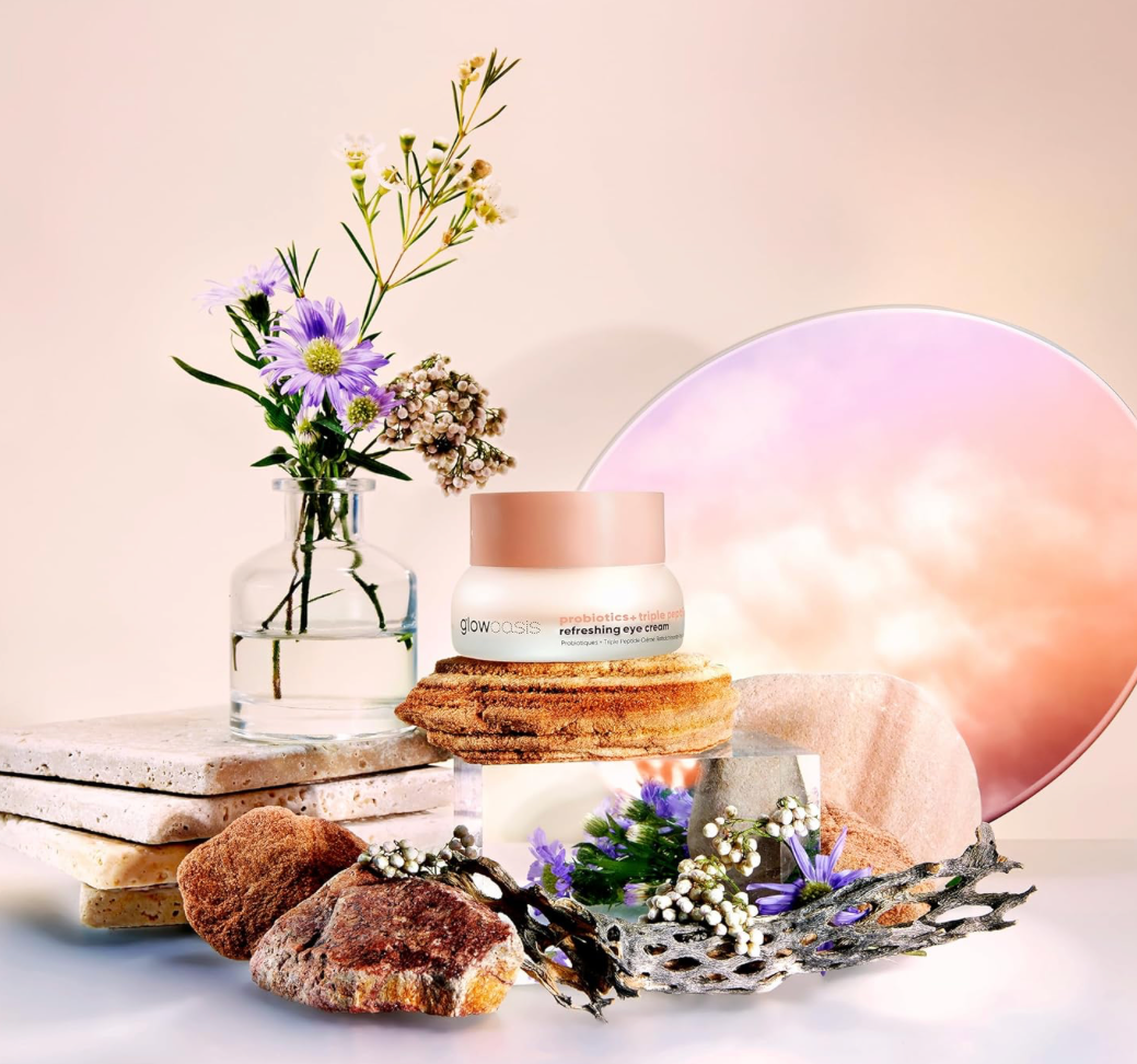 Probiotics + Triple Peptide Refreshing Eye Cream Glowoasis