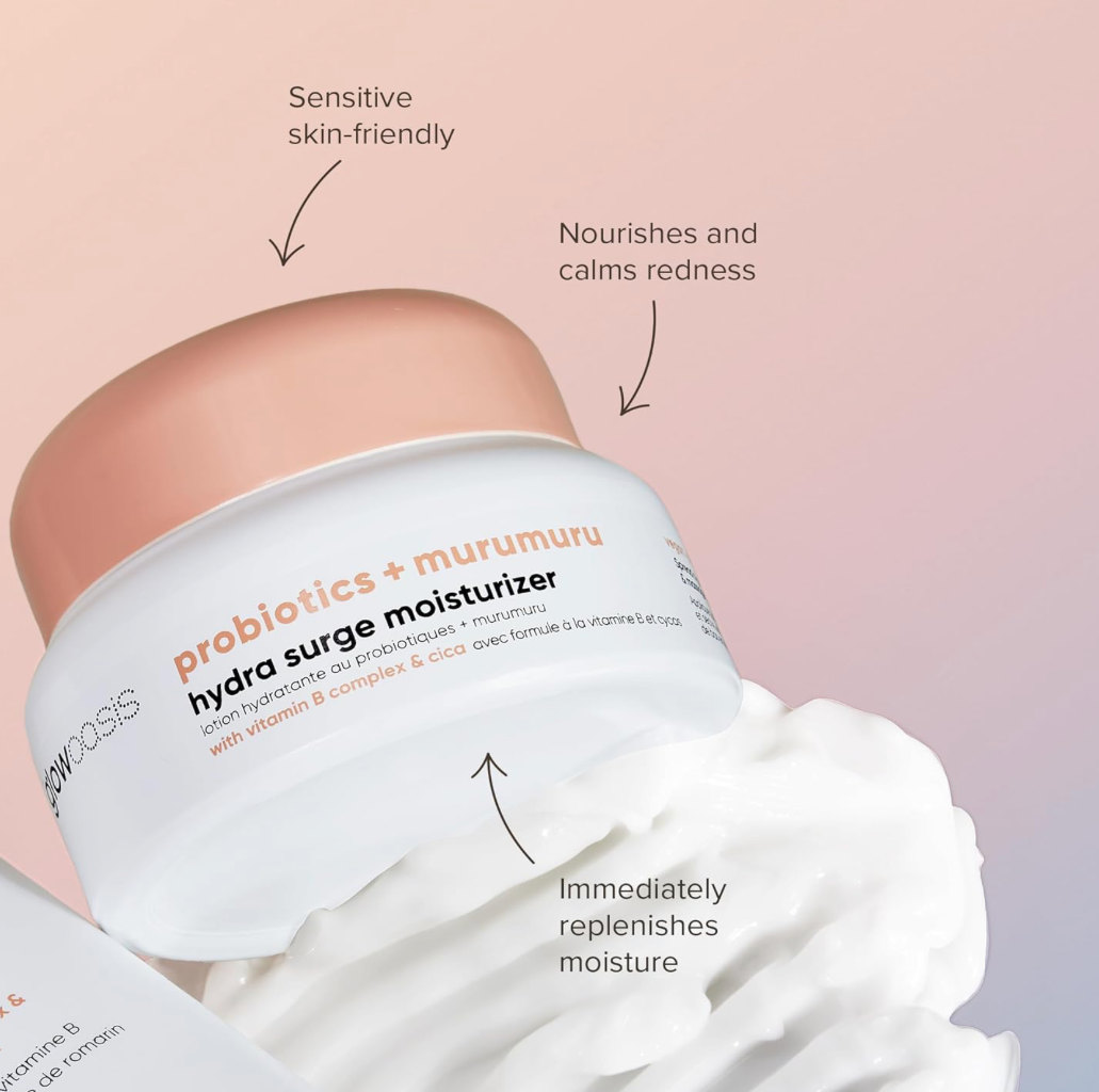 Probiotics + Murumuru Hydra Surge Face Moisturizer Glowoasis
