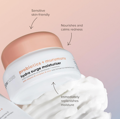 Probiotics + Murumuru Hydra Surge Face Moisturizer Glowoasis