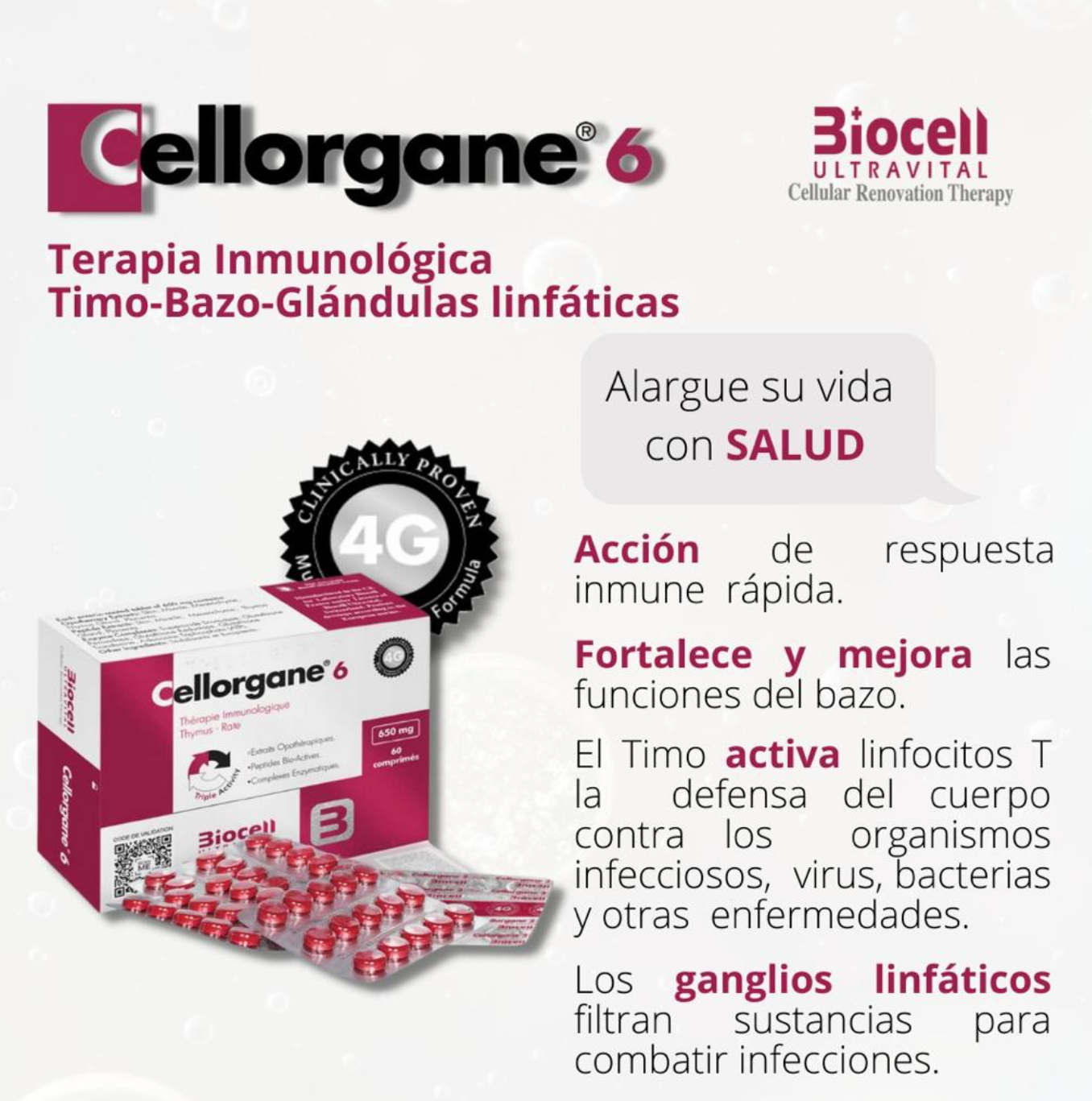 Cellorgane 6 Inmunoterapia Biocell Ultravital