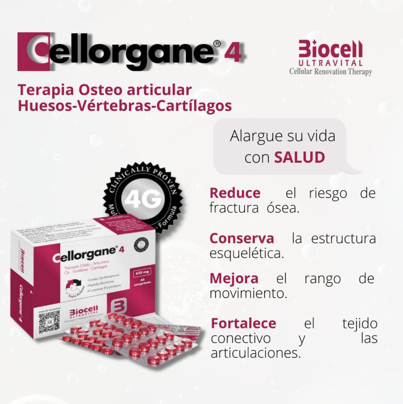 Cellorgane 4 Osteo-Articular Biocell Ultravital