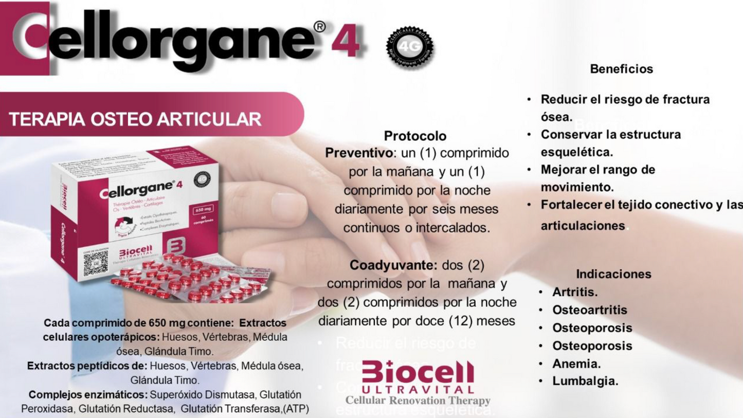 Cellorgane 4 Osteo-Articular Biocell Ultravital