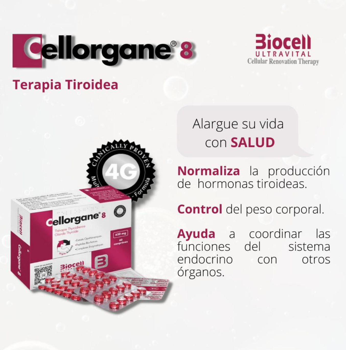 Cellorgane 8 Tiroide Biocell Ultravital