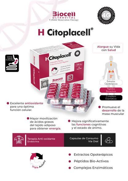 H-CITOPLACELL ANTI-OXIDANTE Biocell Ultravital