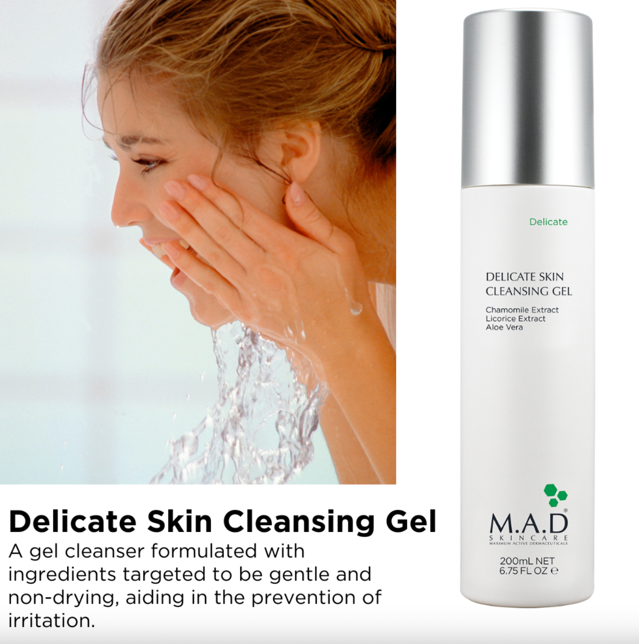 Delicate Skin Cleansing Gel M.A.D