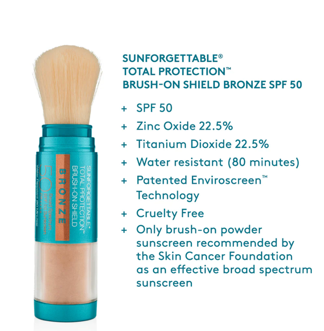 Sunforgettable Total Protection Brush-On Shield BRONZE SPF 50  Colorescience
