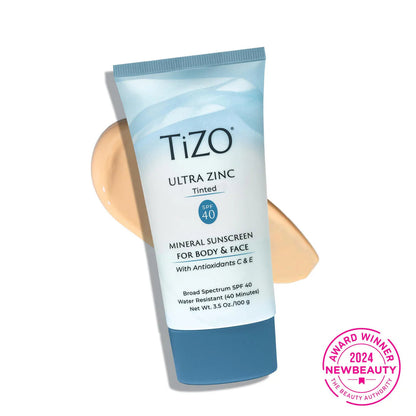 TIZO Ultra Zinc Tinted 40SPF BODY AND FACE