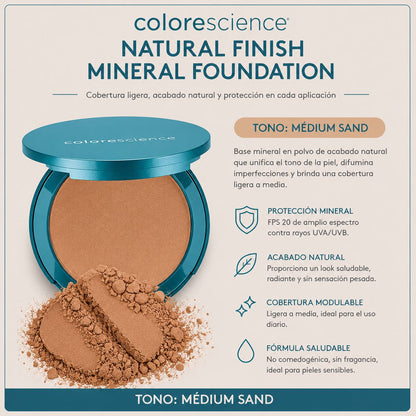 Natural Finish Pressed Foundation Compactos Colorescience