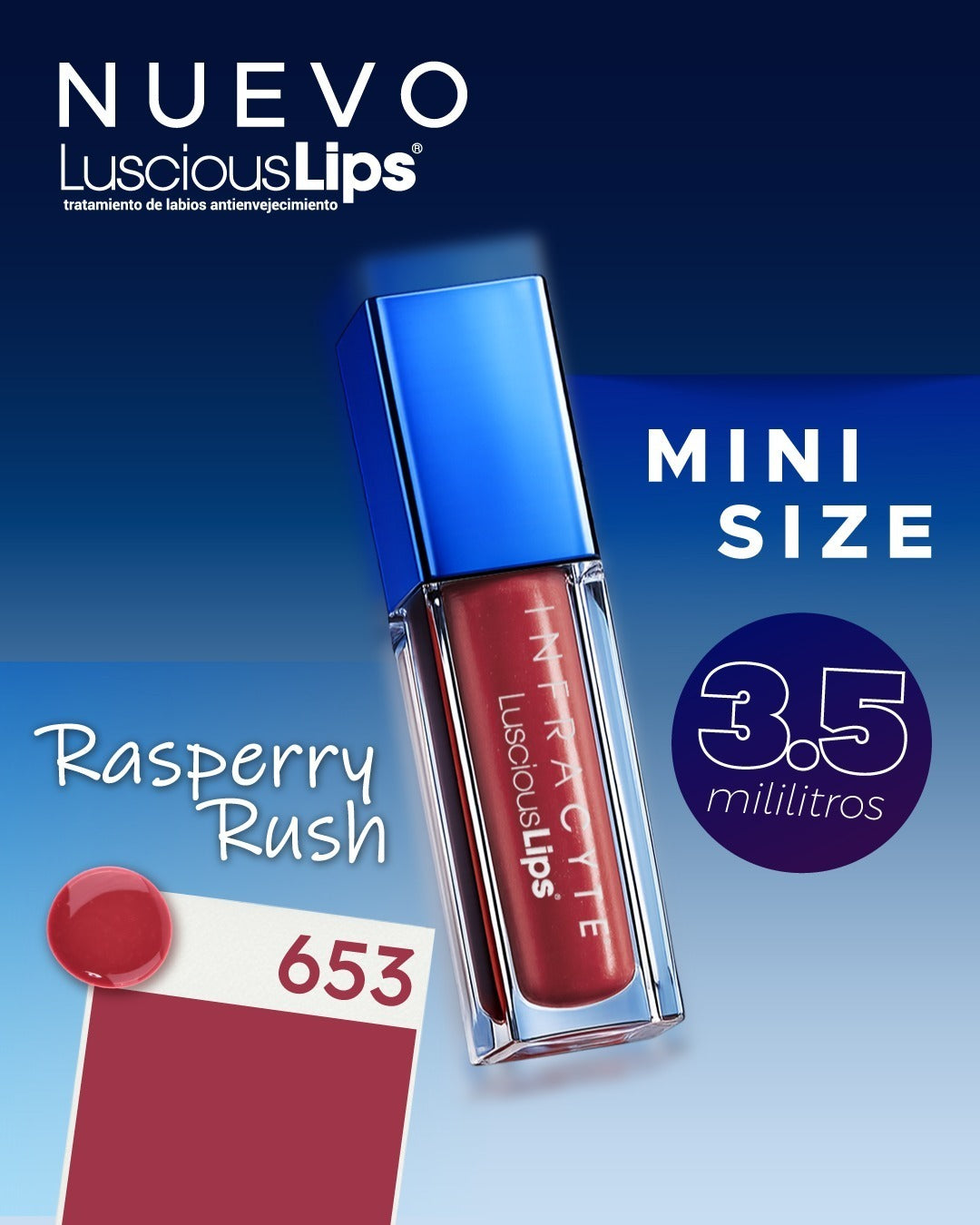 Lucious Lips Mini Size 3.5 ML Infracyte