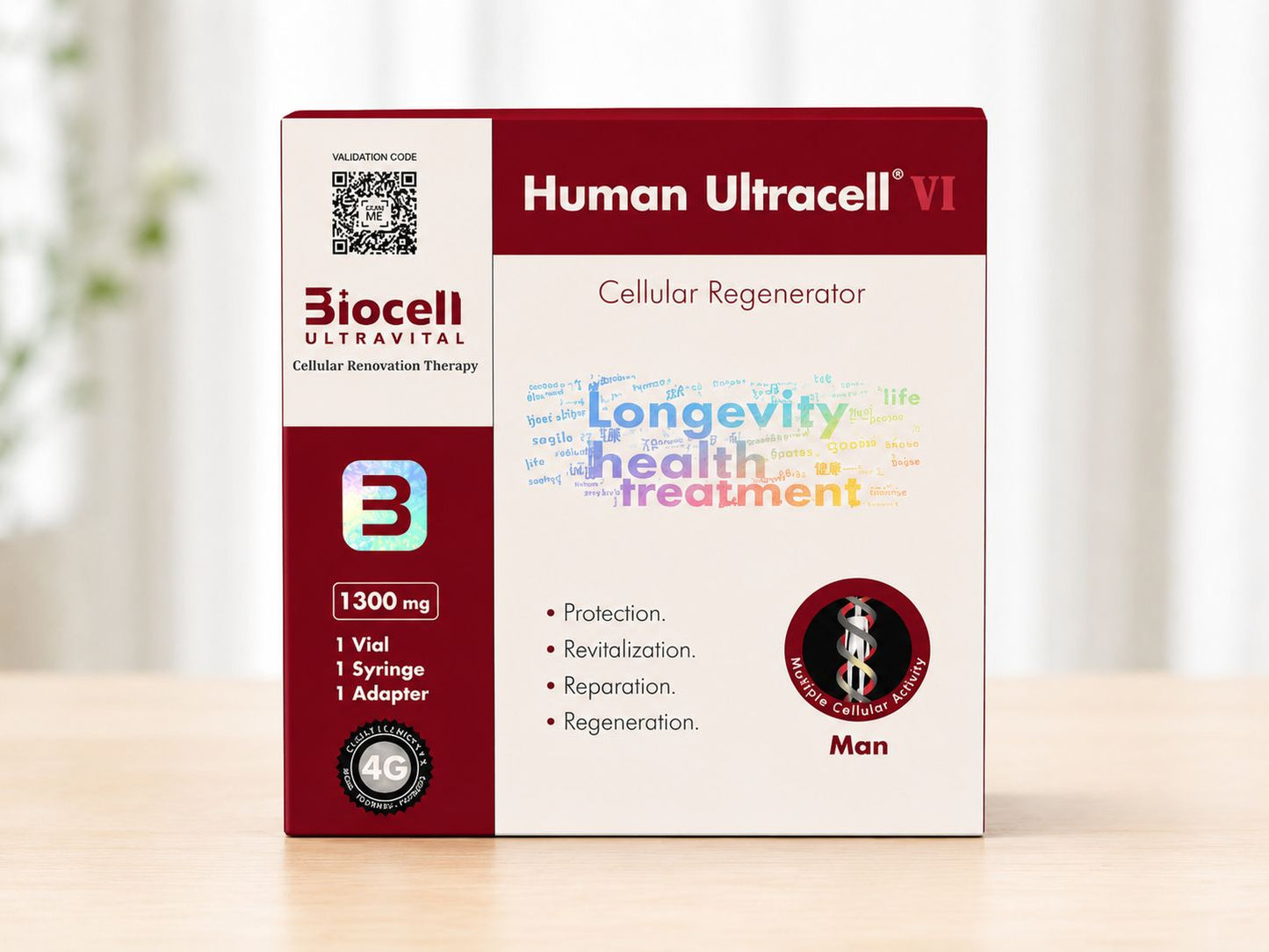 Human Ultracell VI Inyectable Ultravital  BioCell M/H