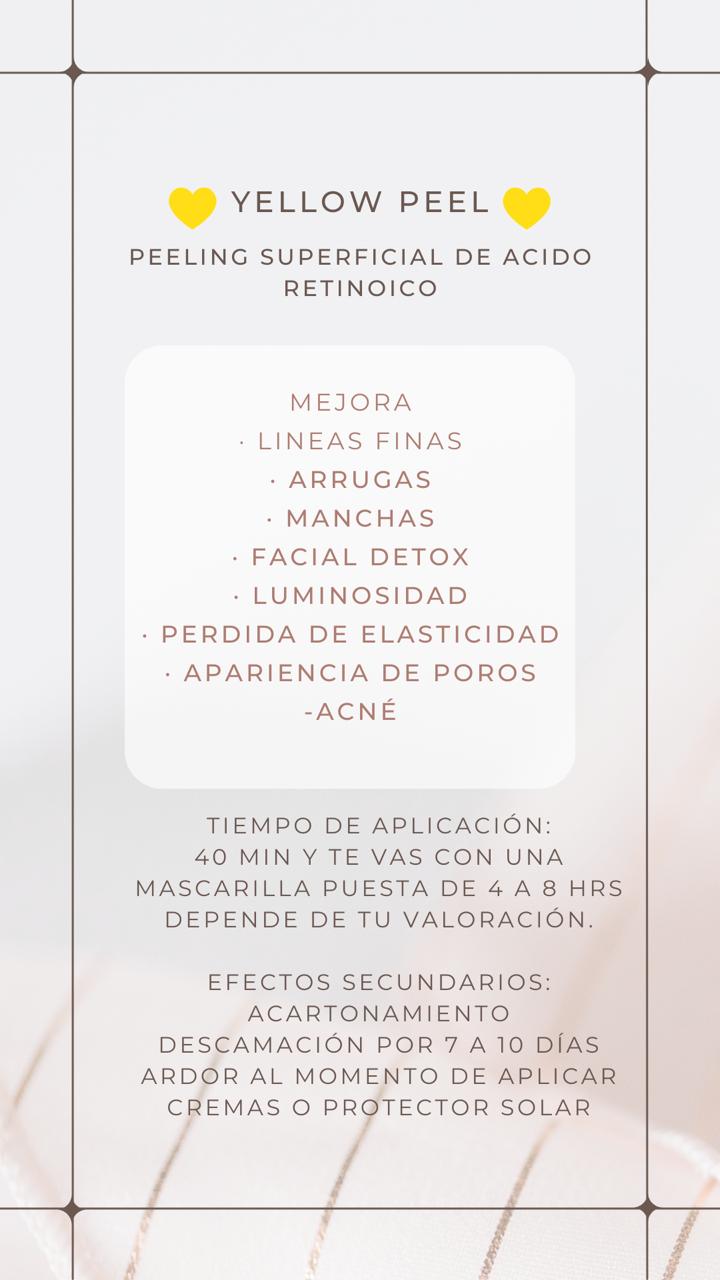 Yellow Peel Peeling Superficial