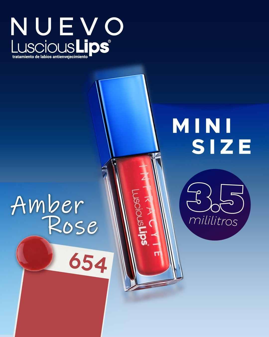 Lucious Lips Mini Size 3.5 ML Infracyte