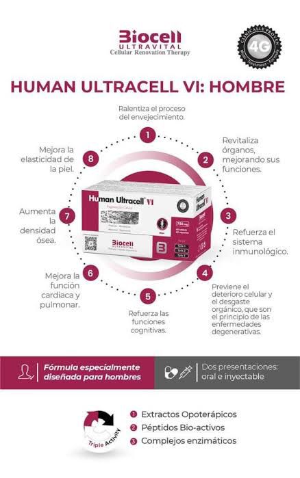 Human Ultracell Vi Oral 1 Caja 15 Dias M/H
