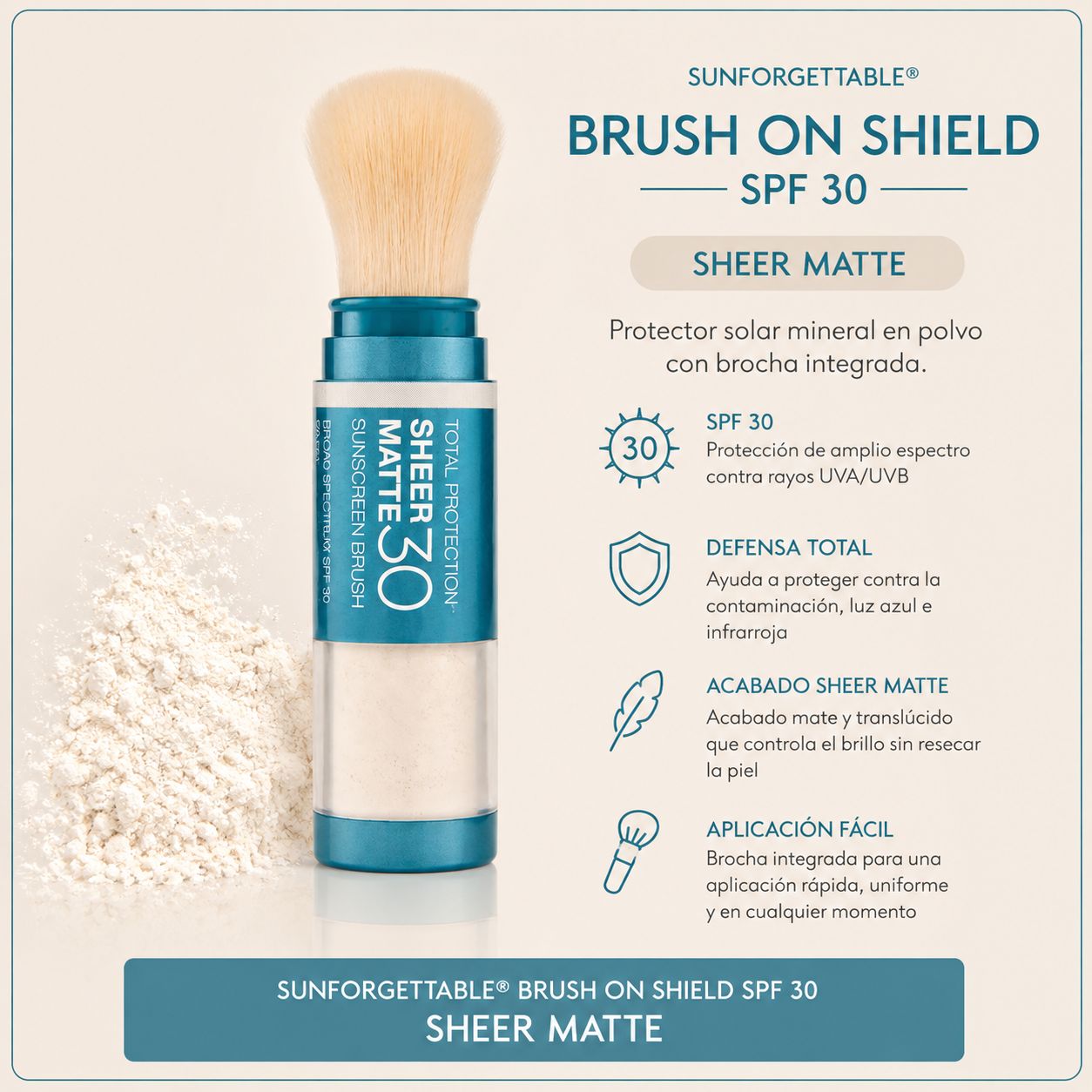 Sunforgettable Brush On Shield Brochas Colorescience